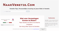 Desktop Screenshot of naarvenetie.com